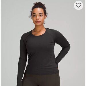 Swiftly Tech Long-Sleeve Shirt Waist Length Size 10